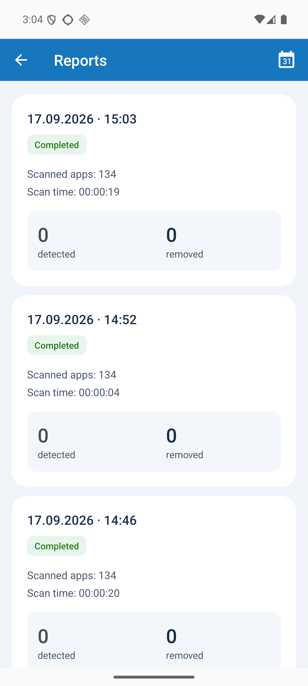 Historial renovado con informes de análisis completados