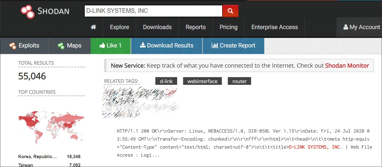 five vulnerabilities in D-Link routers