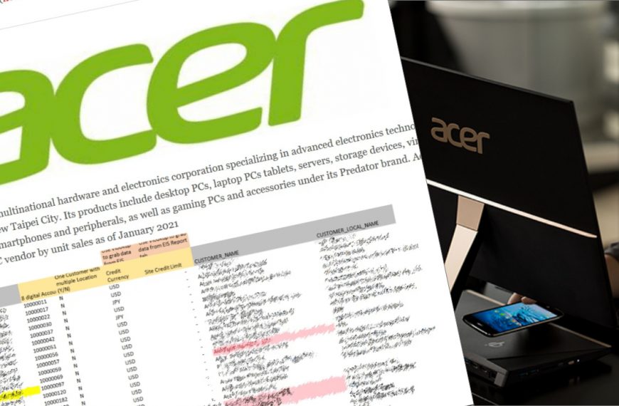 ransomware REvil attacked Acer