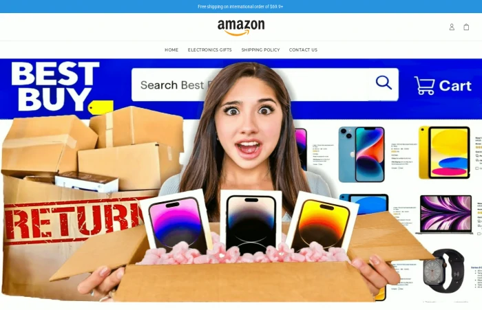 Sitios web falsos de Amazon