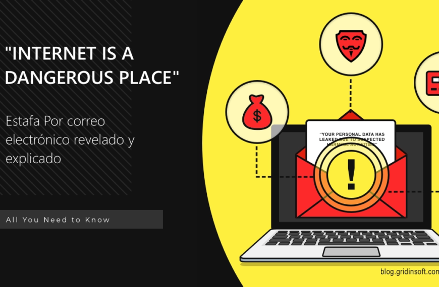 ¿Qué es la estafa "Internet es un lugar peligroso"?