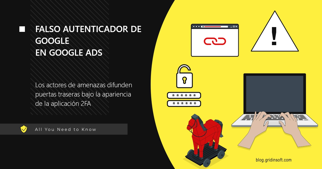 La falsa aplicación Google Authenticator se difunde a través de anuncios