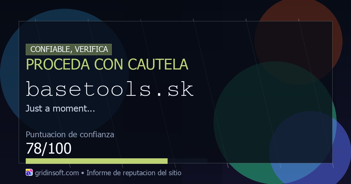 Basetools.sk: reputación y señales de confianza