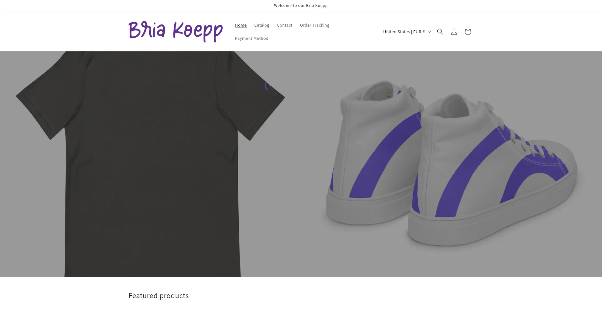 Website screenshot of 1fe0e8-f7.myshopify.com