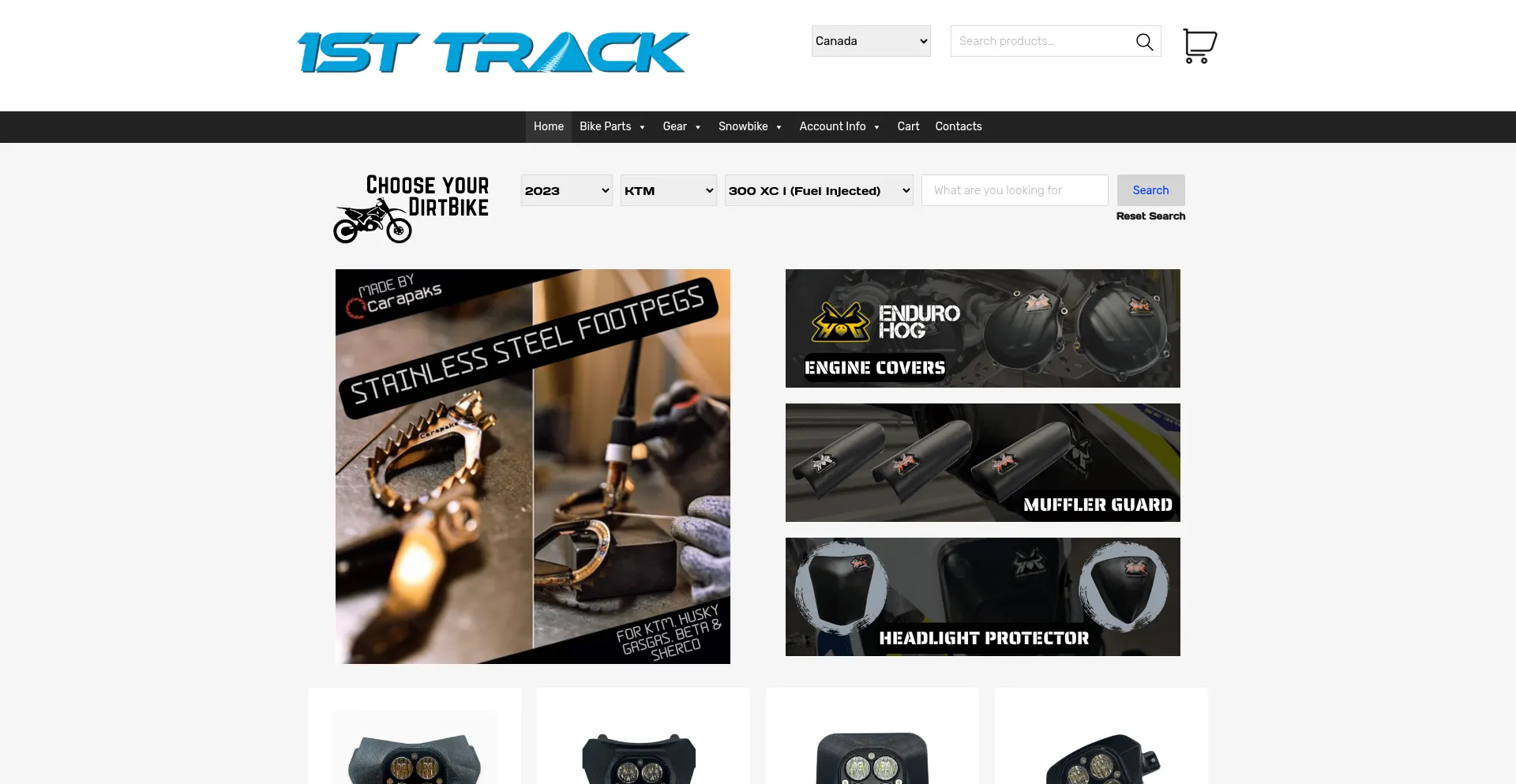 ¿És Seguro y Confiable 1sttrackmoto.com?