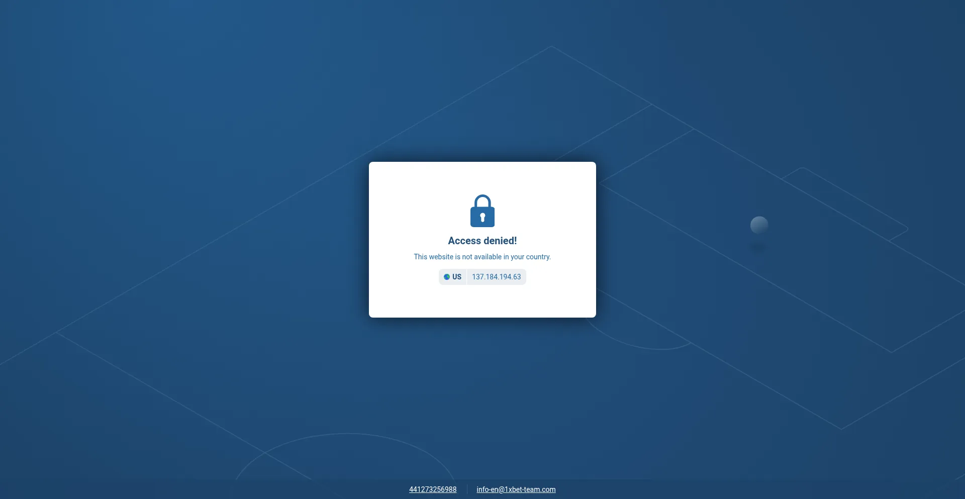 Website screenshot of 1xlite-579192.top
