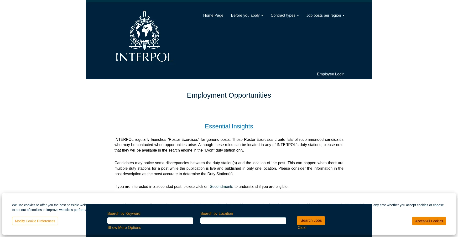 Website screenshot of 209400.jobs2web.com