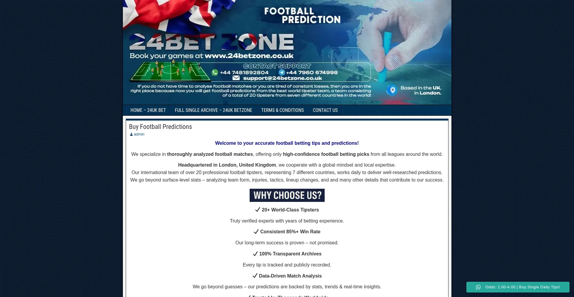 ¿És Seguro y Confiable 24betzone.co.uk?