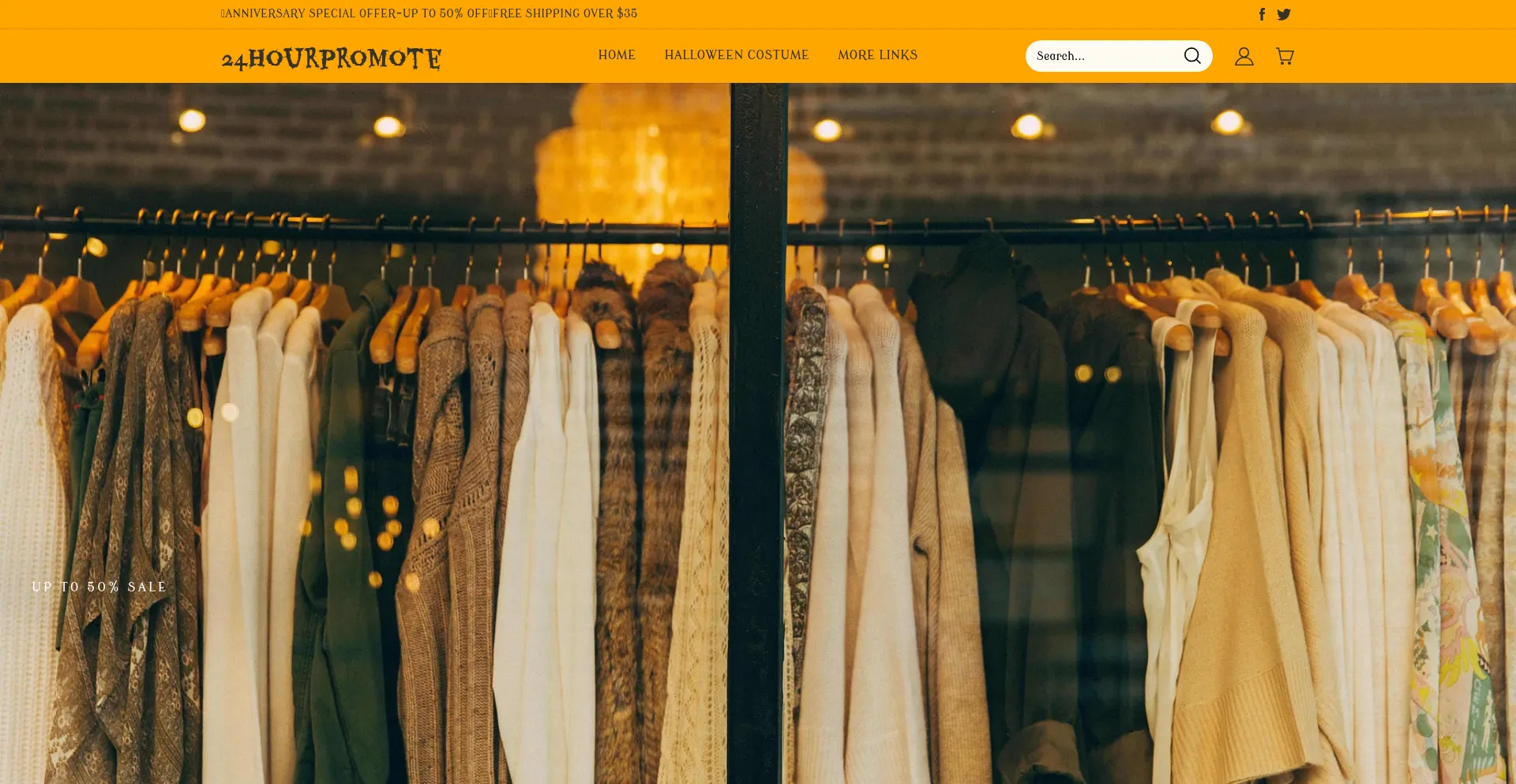 Website screenshot of 24hourspo.com