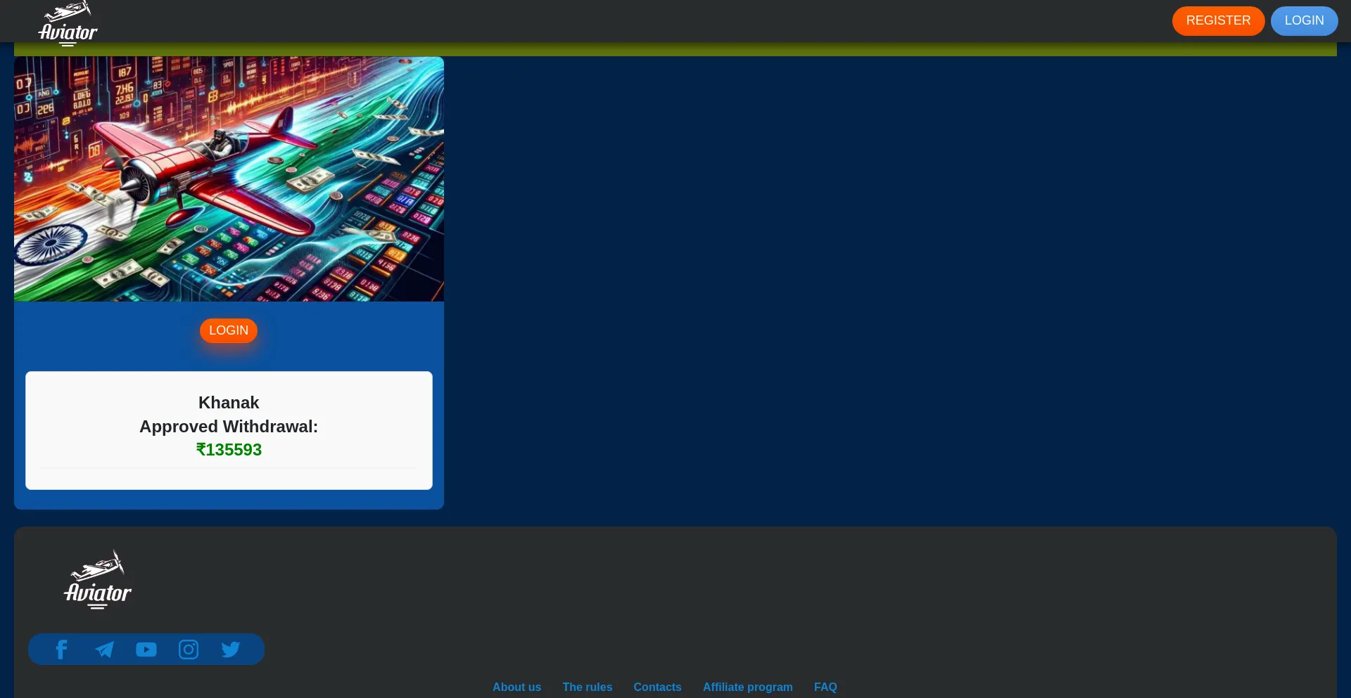 Website screenshot of 2winavaitor.in