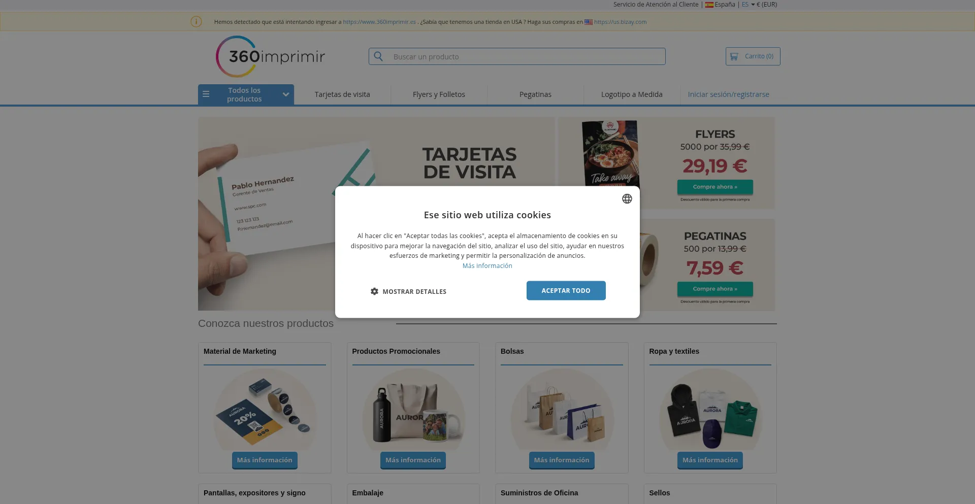 ¿És Seguro y Confiable 360imprimir.es?