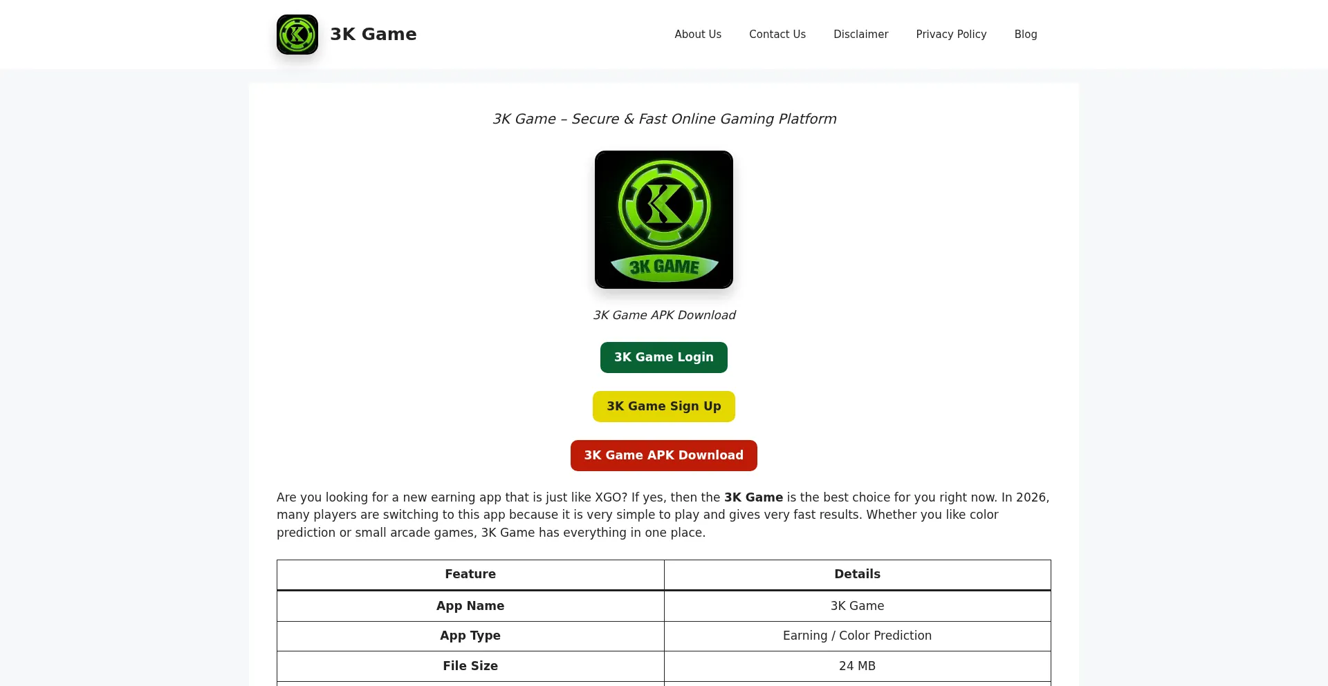 3kgamee.com
