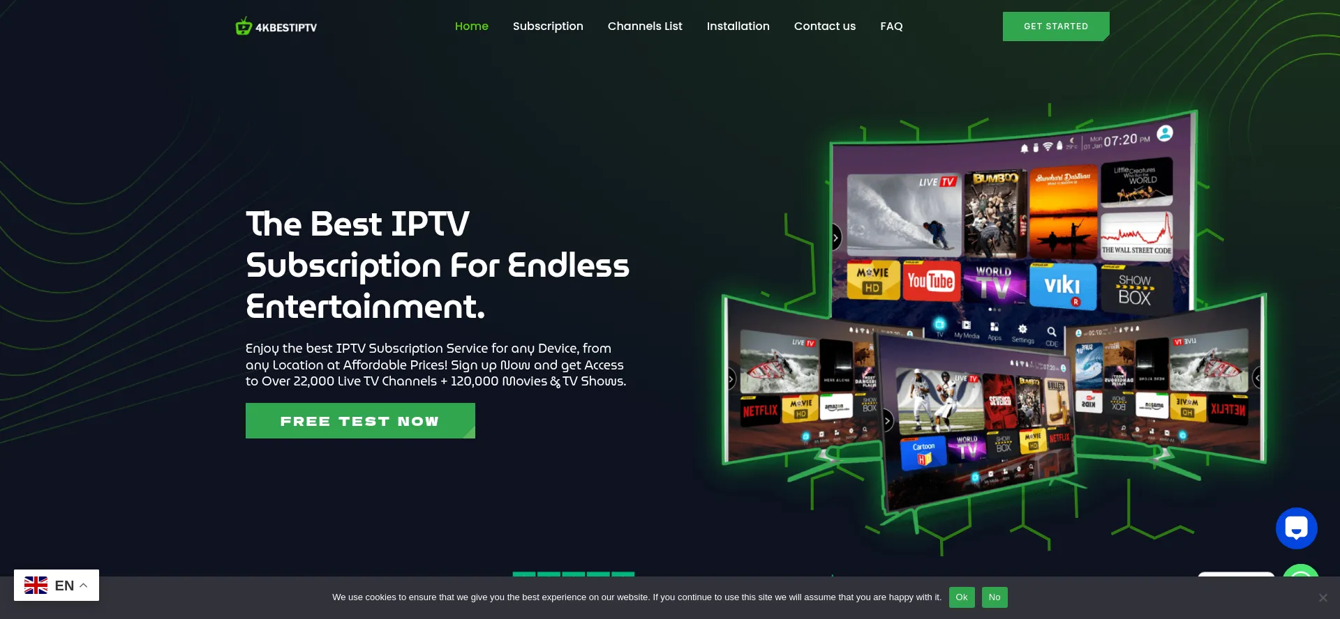 ¿És Seguro y Confiable 4kbestiptv.com?