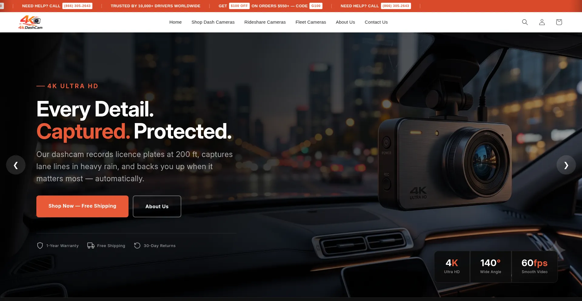 4kdashcamstore.com
