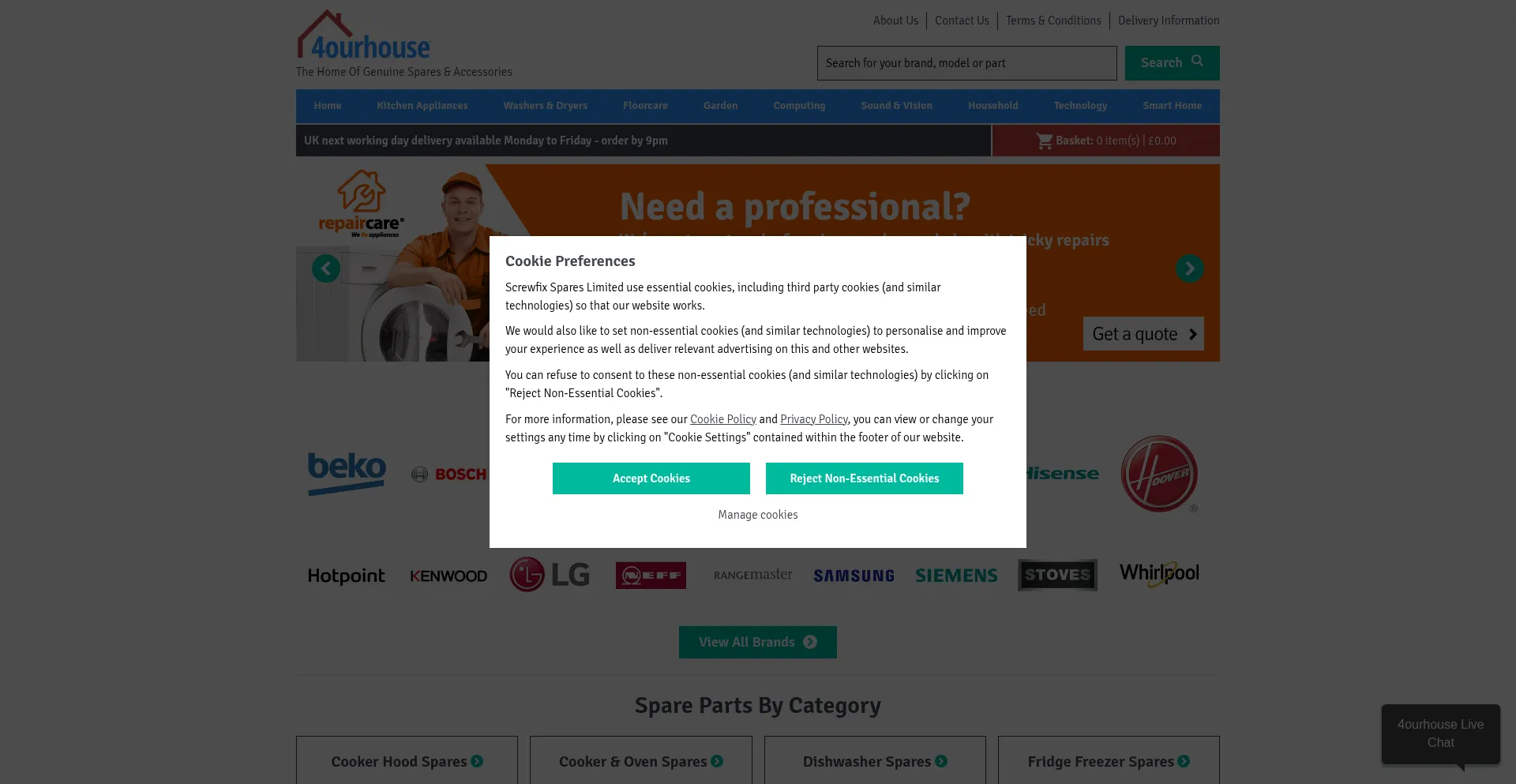 4ourhouse.co.uk Screenshot