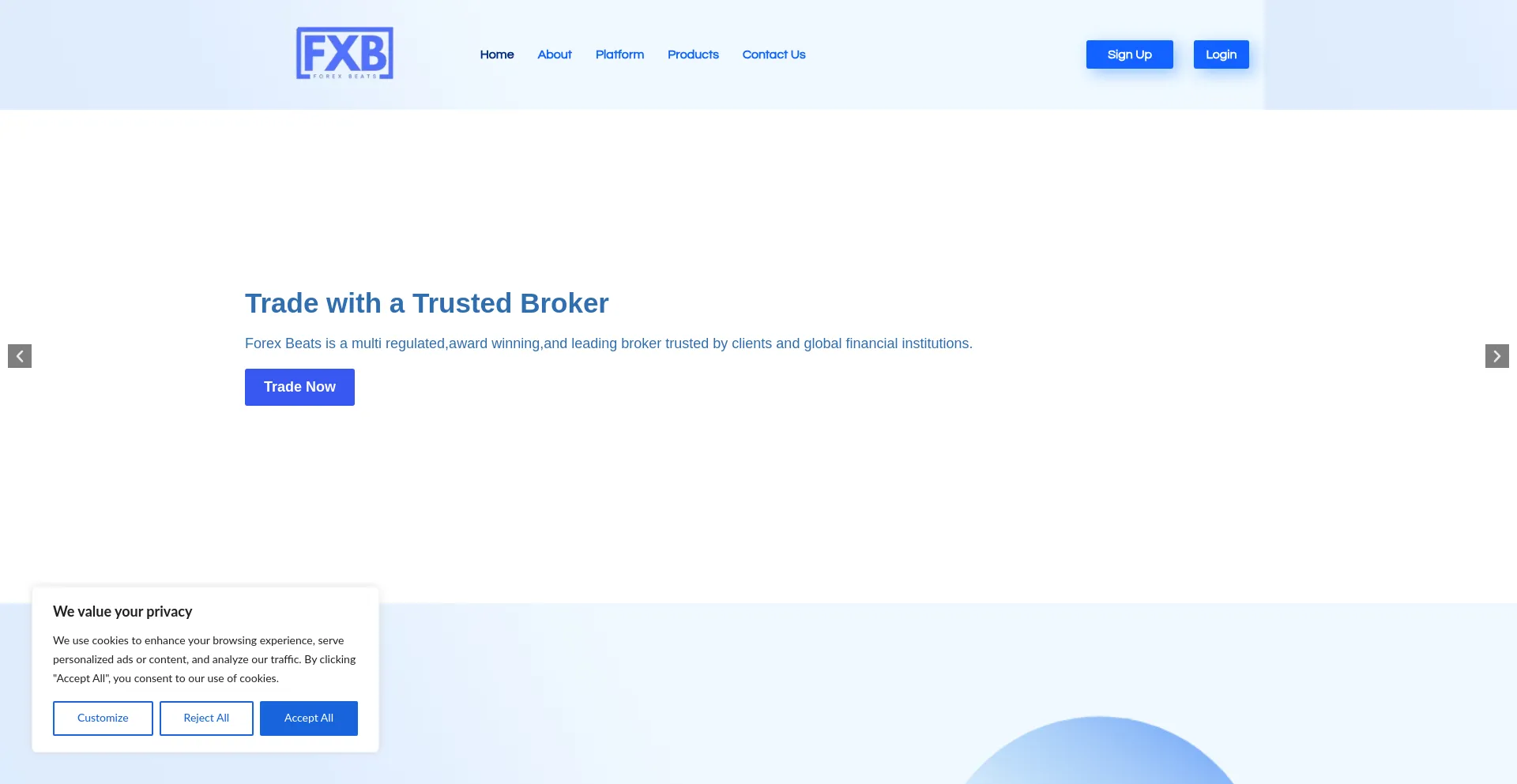 Website screenshot of 4xbeats.com