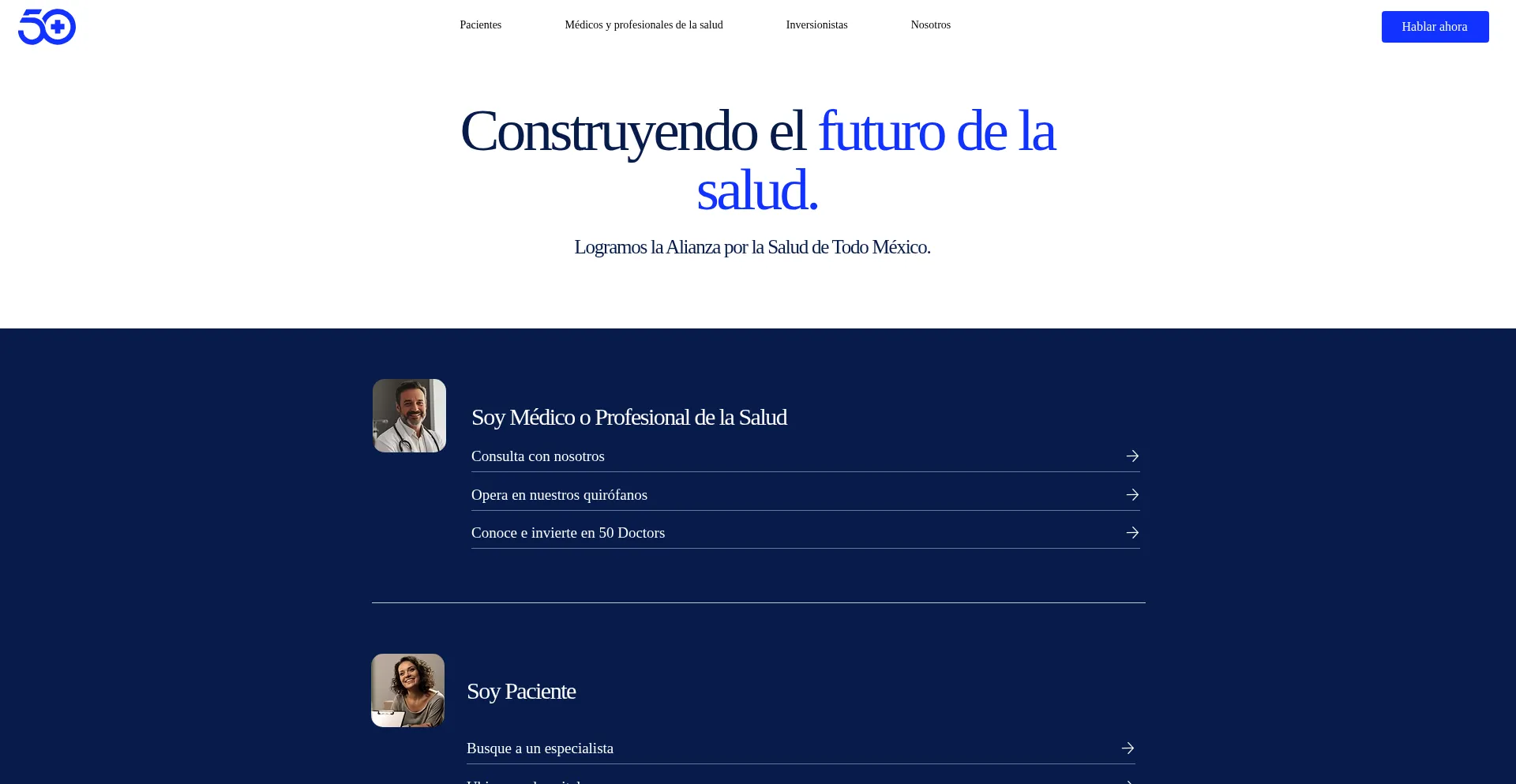 ¿És Seguro y Confiable 50doctors.mx?