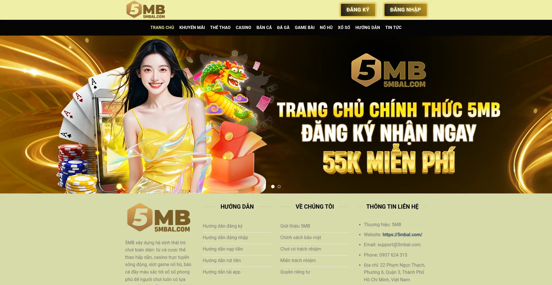 5mbal.com Screenshot