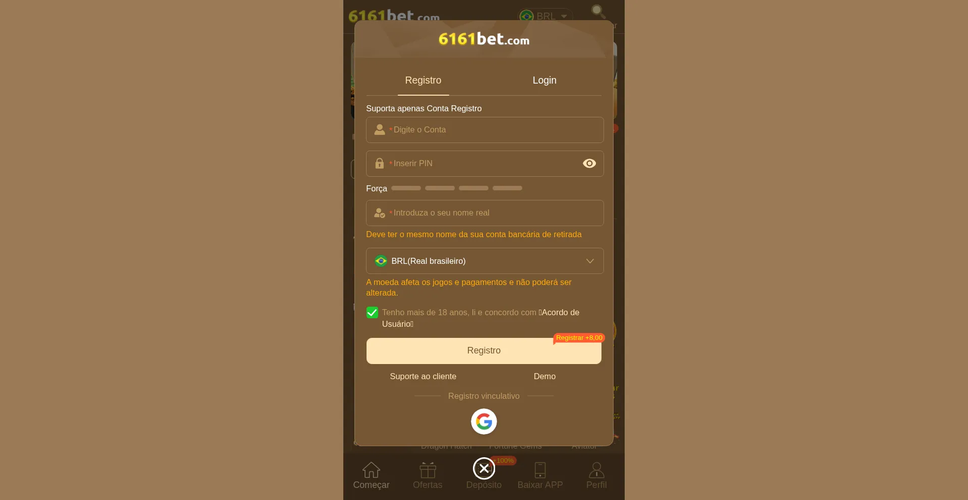 ¿És Seguro y Confiable 6161bet.com?