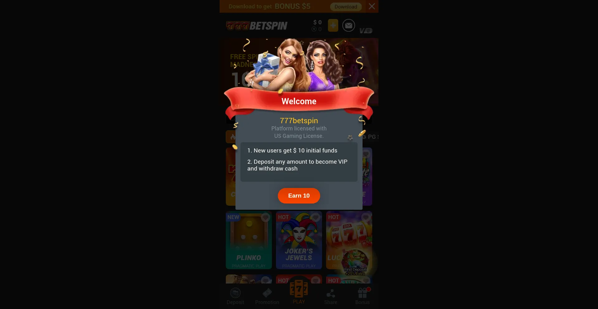 777betspin.vip Screenshot