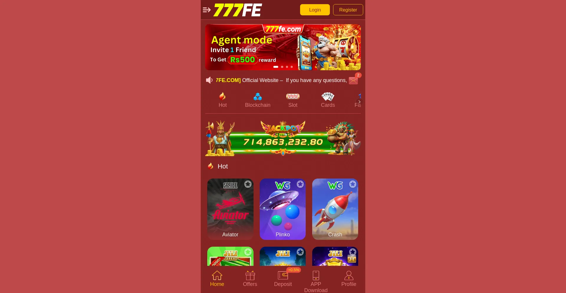 Website screenshot of 777fe3.com