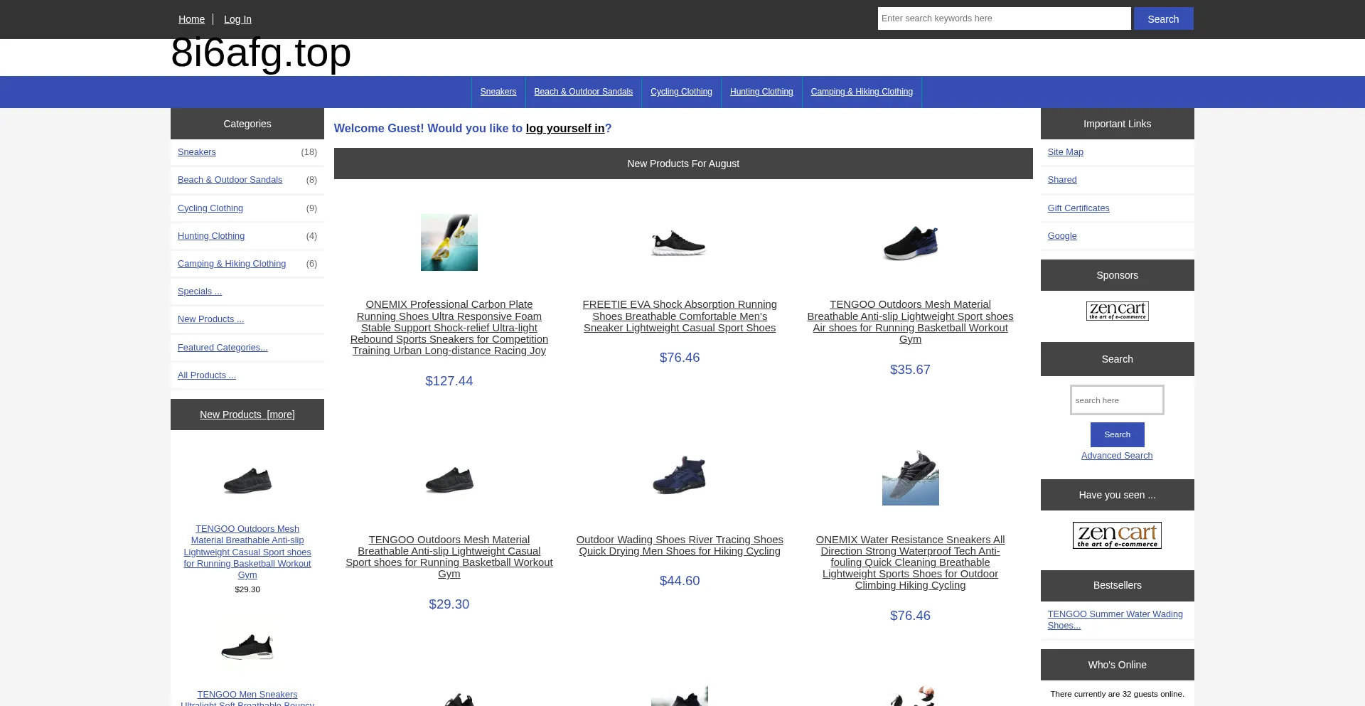 Website screenshot of 8i6afg.top