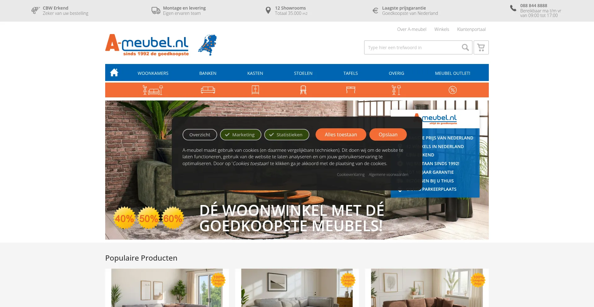 ¿És Seguro y Confiable A-meubel.nl?