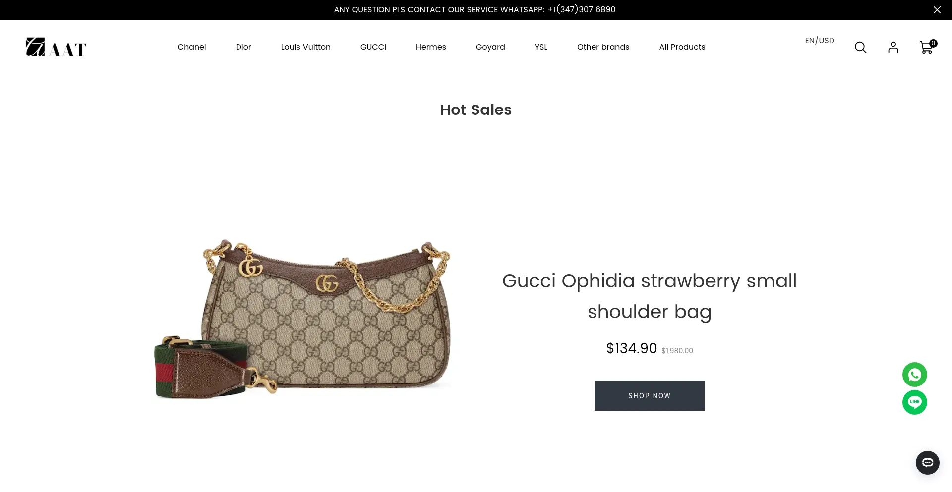 Website screenshot of Aatvip.com