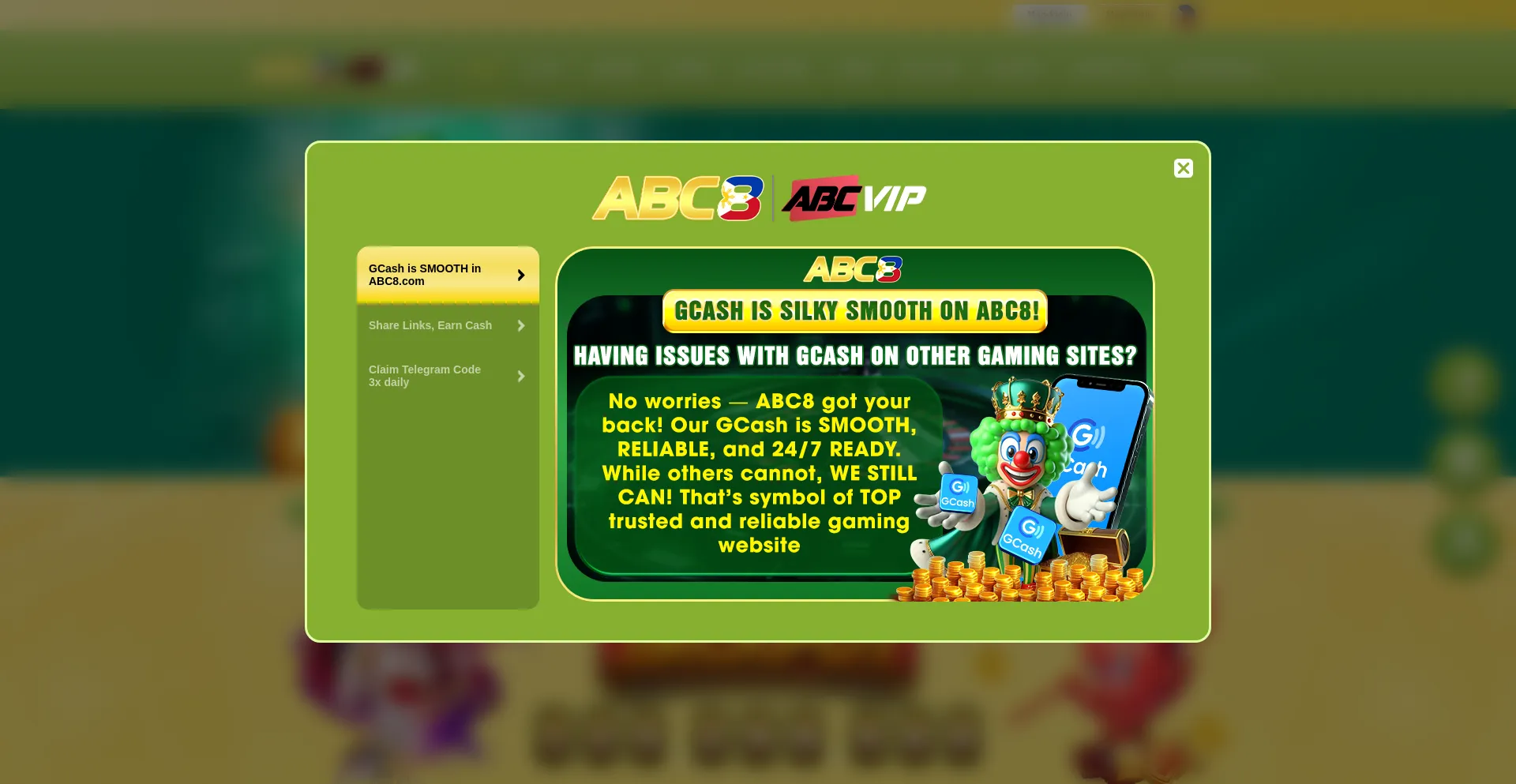 Website screenshot of Abc8a1.cc