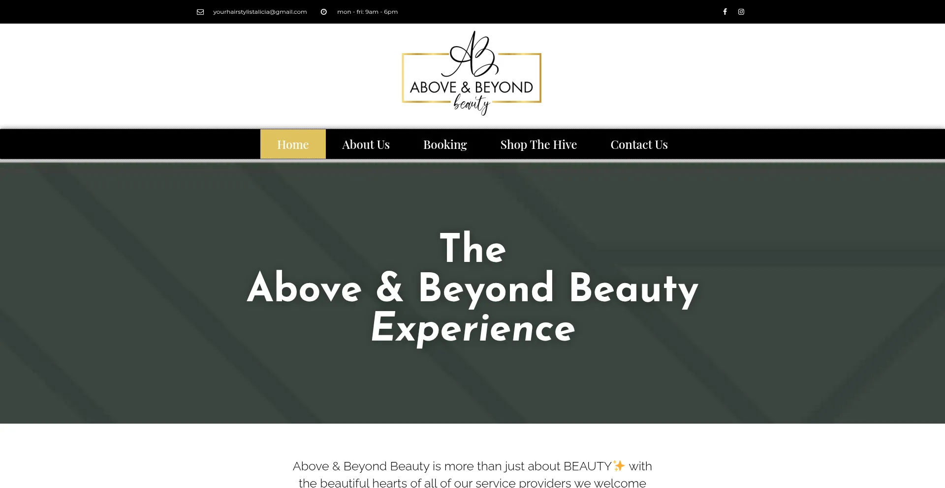 Aboveandbeyondbeauty.com