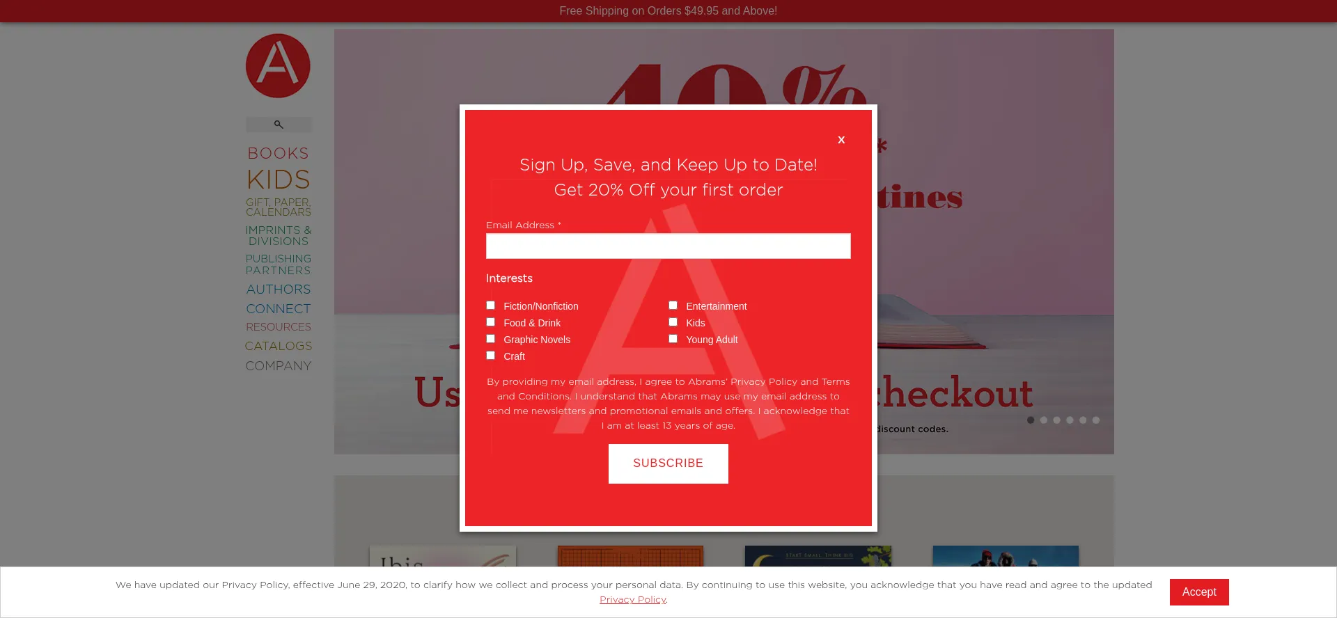 ¿És Seguro y Confiable Abramsbooks.com?