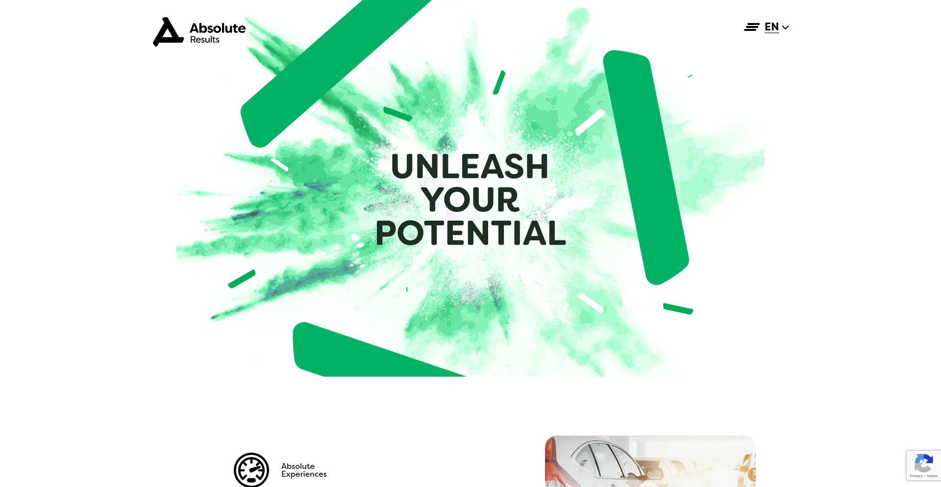 Website screenshot of Absoluteresults.com