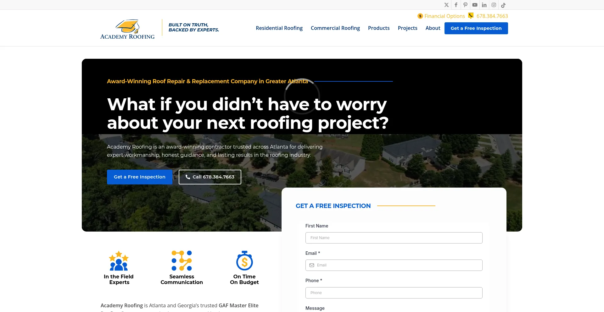 Academyroofing.co