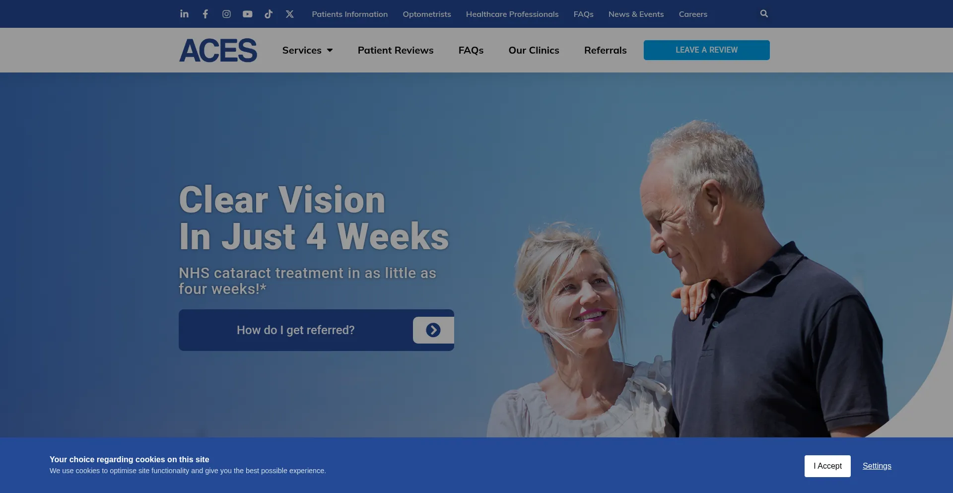 ¿És Seguro y Confiable Aces-eyeclinic.co.uk?