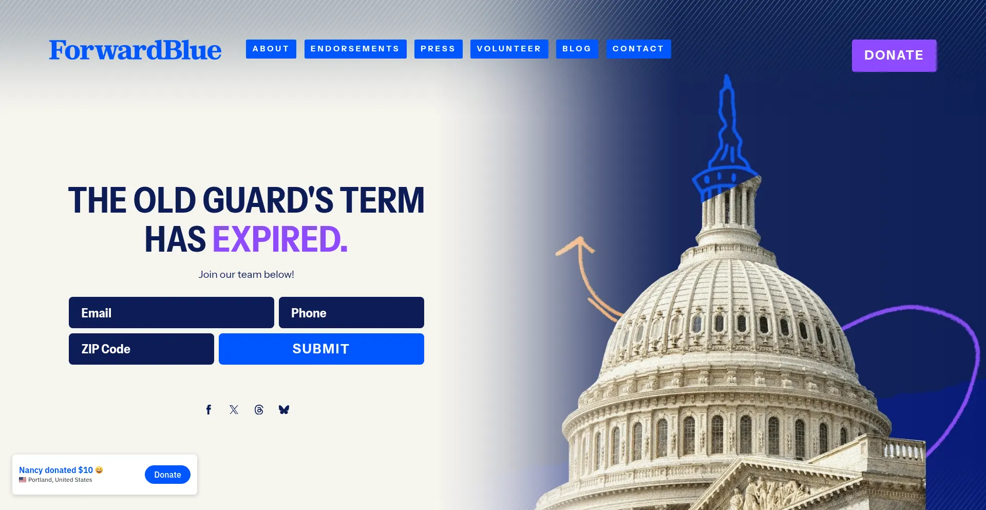 Act.forwardblue.co