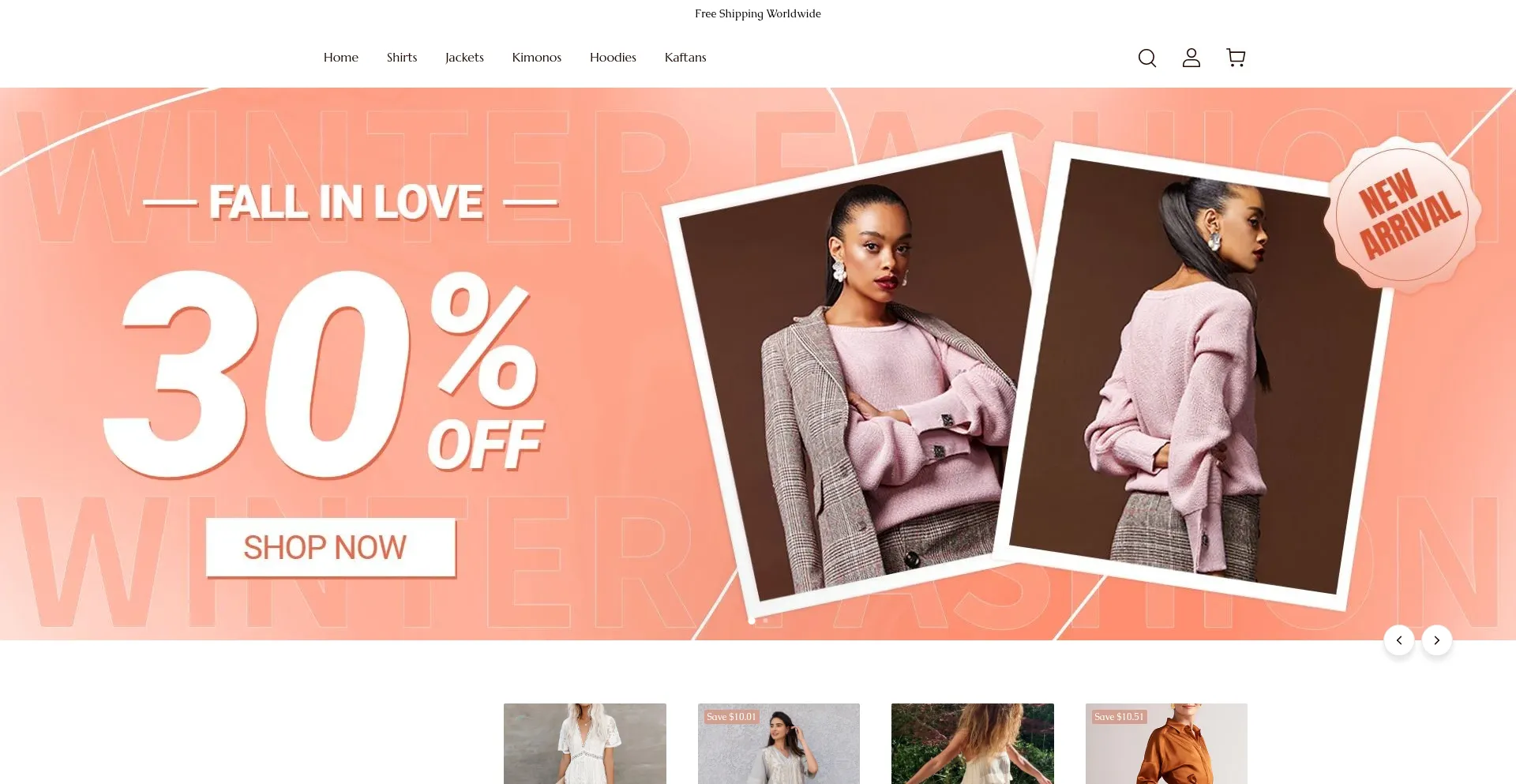 Website screenshot of Adelaidesale.top