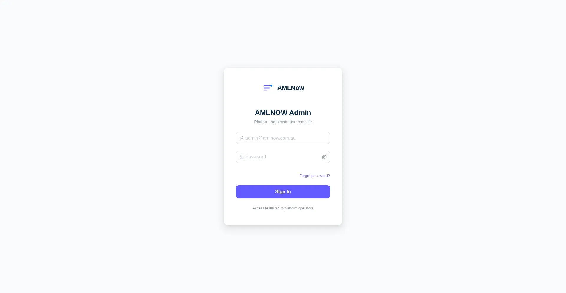 Admin.amlnow.com.au