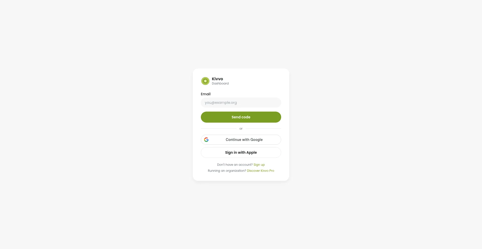 Admin.kivvo.app
