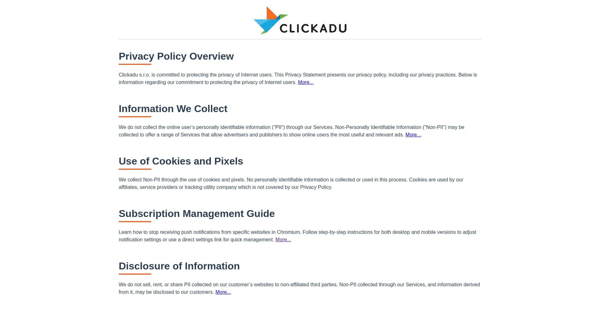 ¿És Seguro y Confiable Adv.clickadu.net?