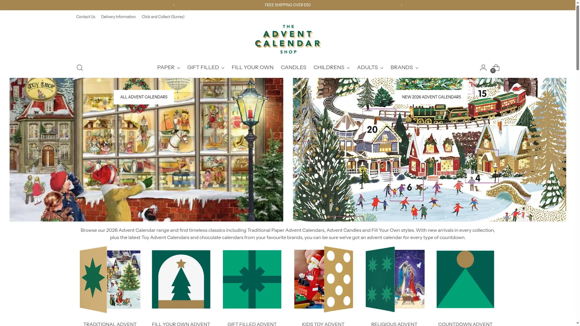 Adventcalendarshop.co.uk