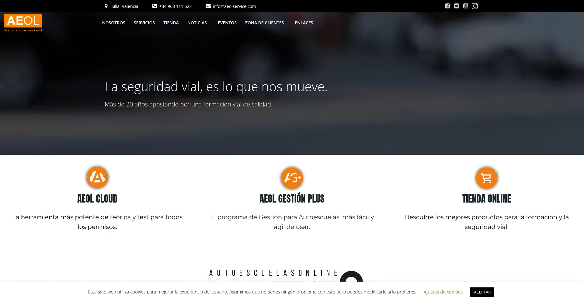 ¿És Seguro y Confiable Aeolservice.com?