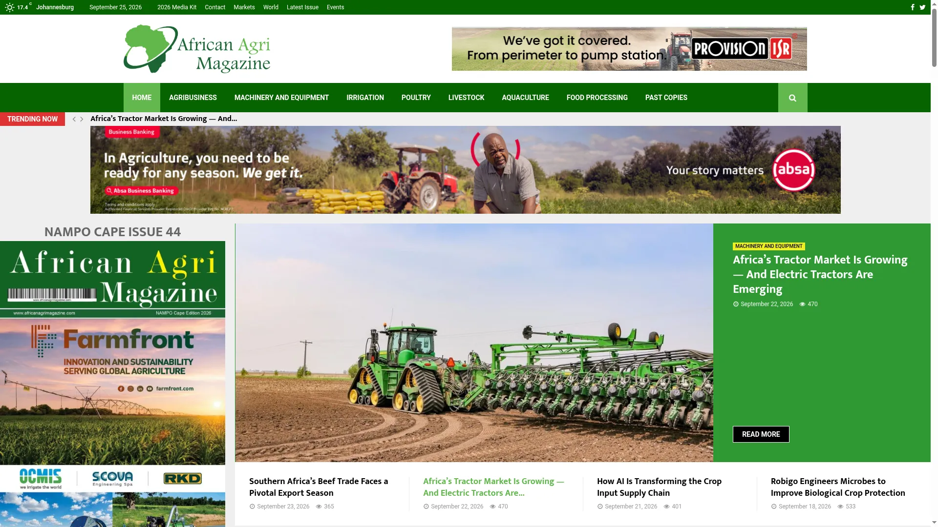 Afriagrimagazine.com