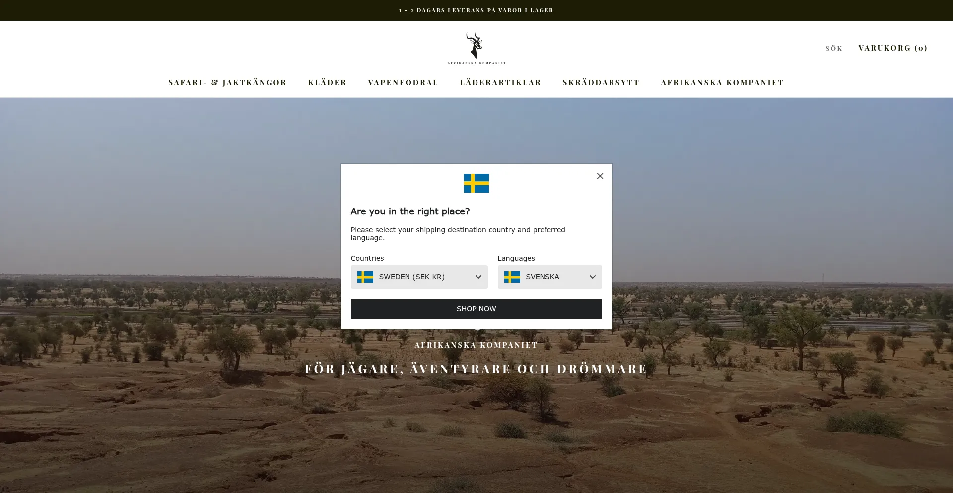 ¿És Seguro y Confiable Afrikanskakompaniet.se?