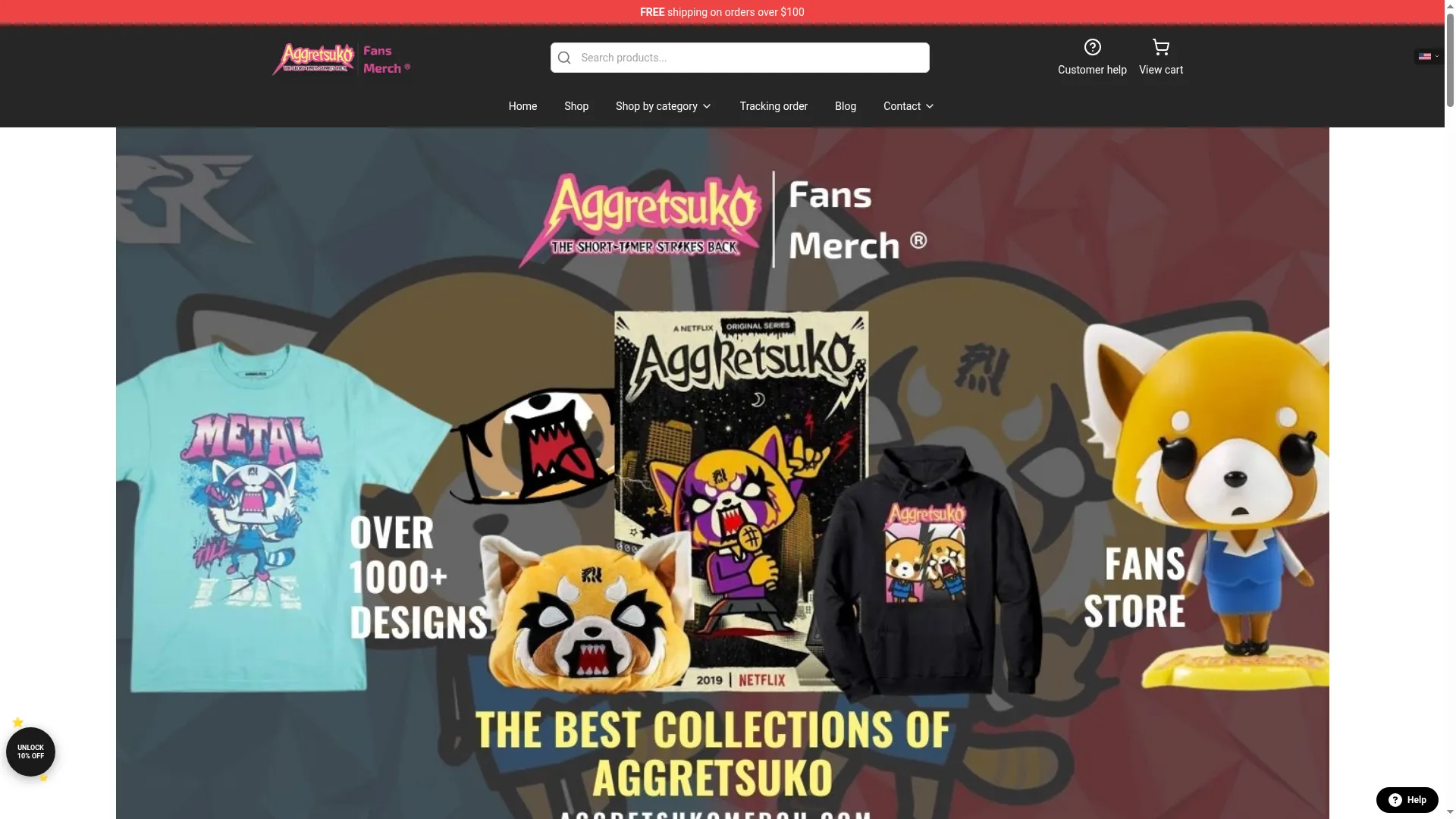 Aggretsukomerch.com