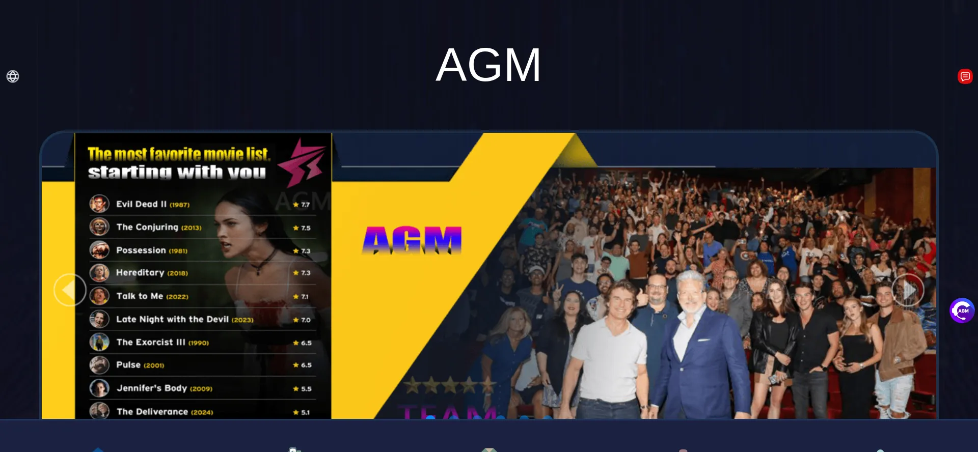 Website screenshot of Agmxaf.com