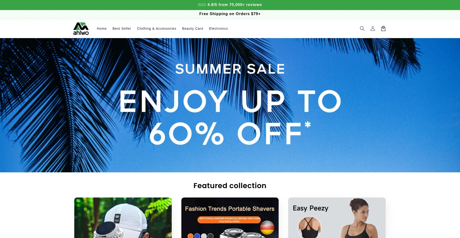 Website screenshot of Ahlwo.com