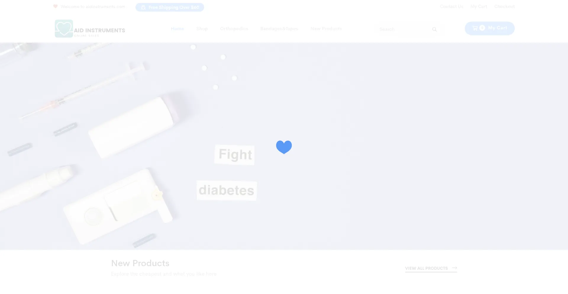 Website screenshot of Aidinstruments.com
