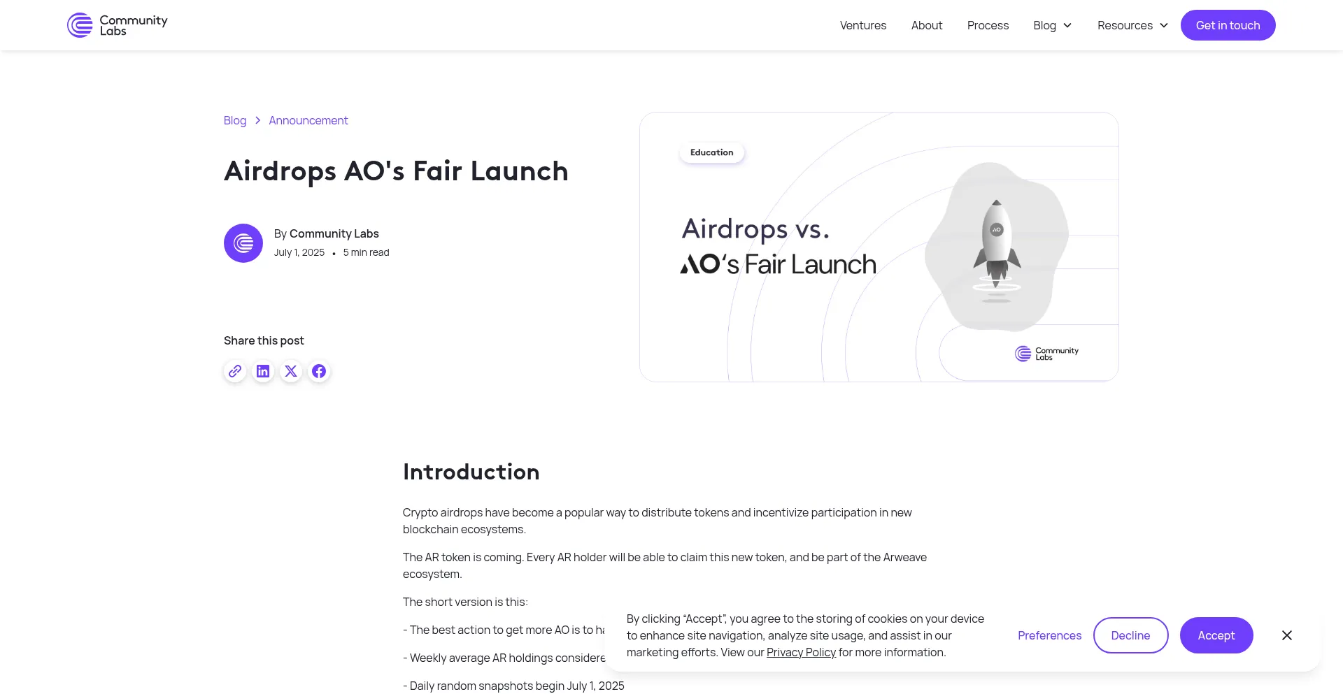 Website screenshot of Airdropao.com