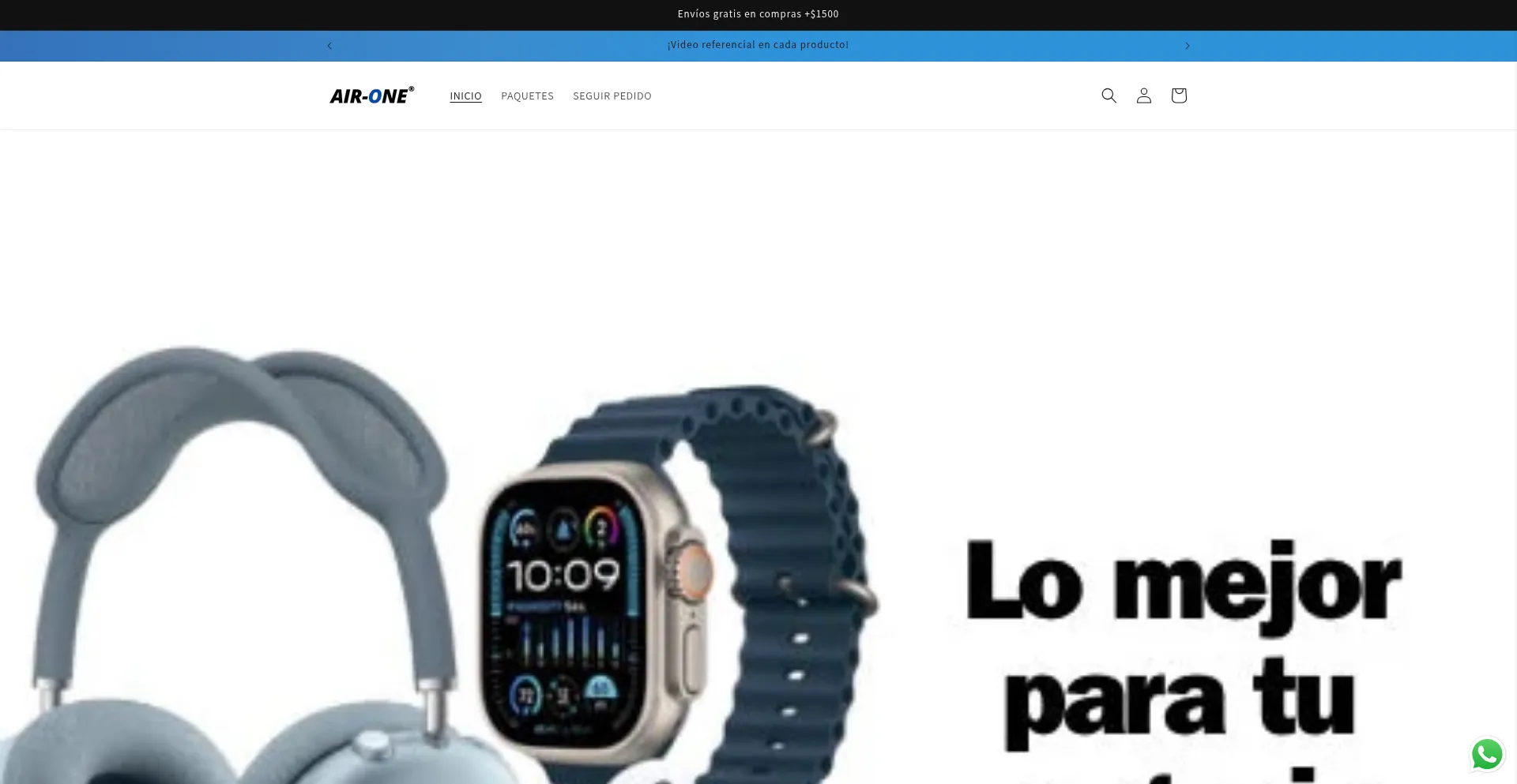 Website screenshot of Aironemayoreo.com