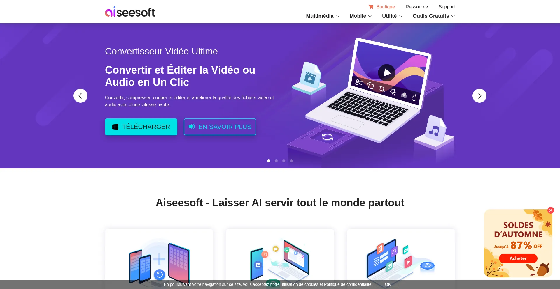 Aiseesoft.fr Screenshot